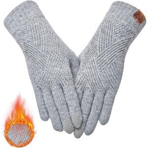 REACH STAR Winter Gloves Women Touchscreen Thermal Knit Warm Cold Weather
